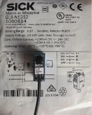 Датчик Sensor Sick GL6-N12121060814